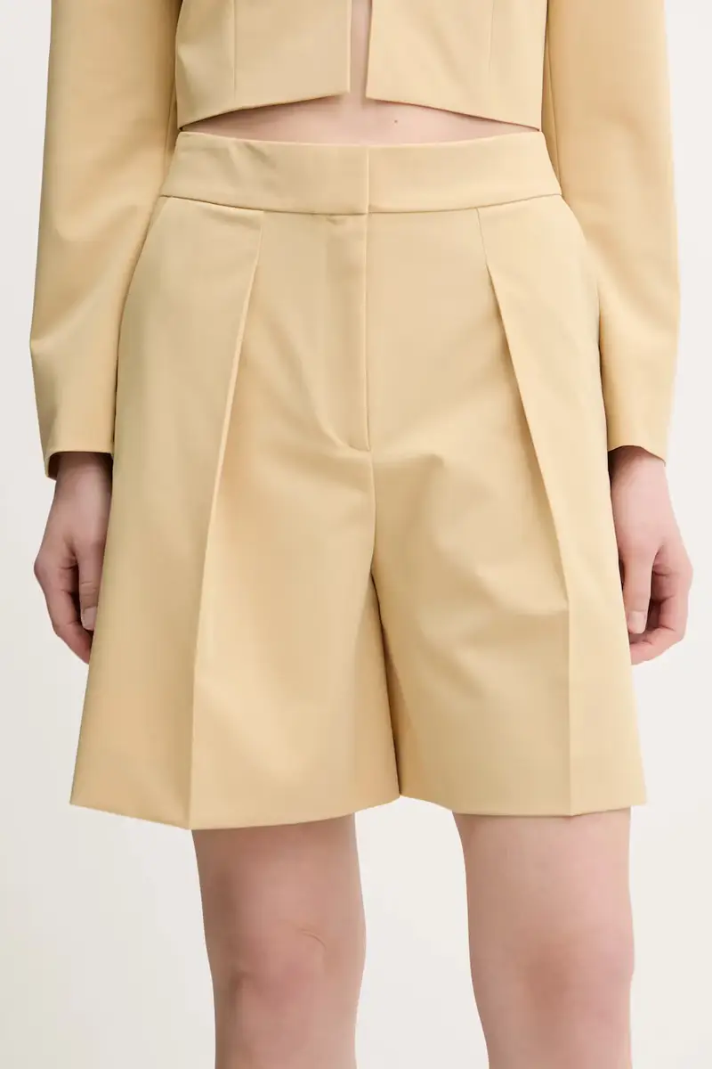 pantaloncini donna colore beige 50537900