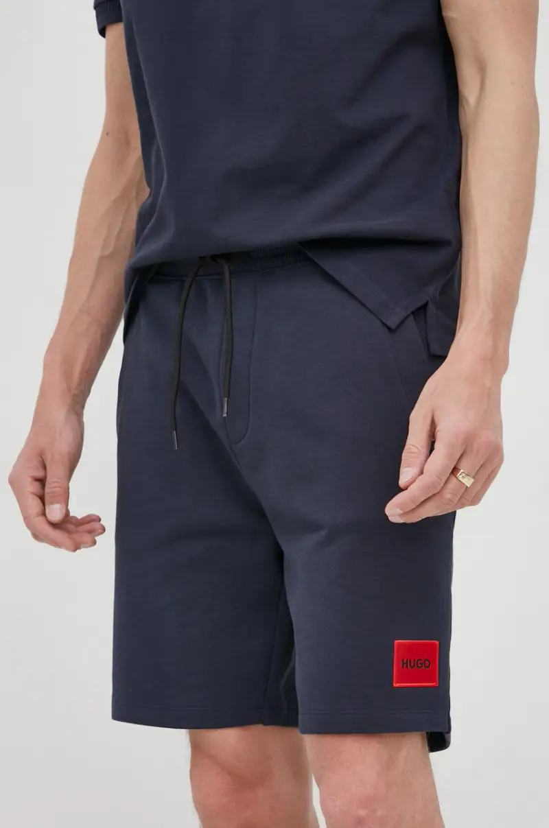 pantaloncini in cotone Blu navy