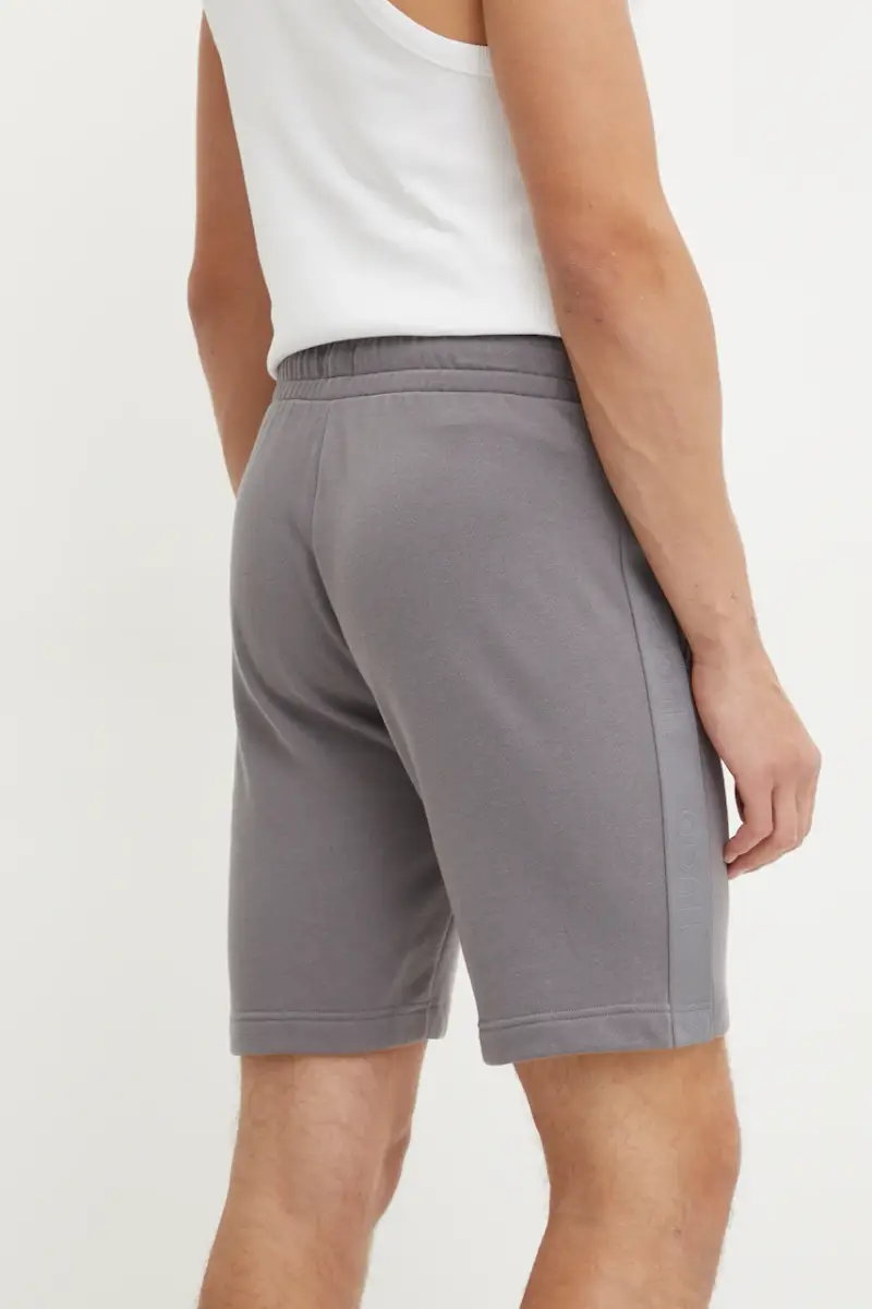 pantaloncini lounge in cotone colore grigio 50520492 miniatura 3