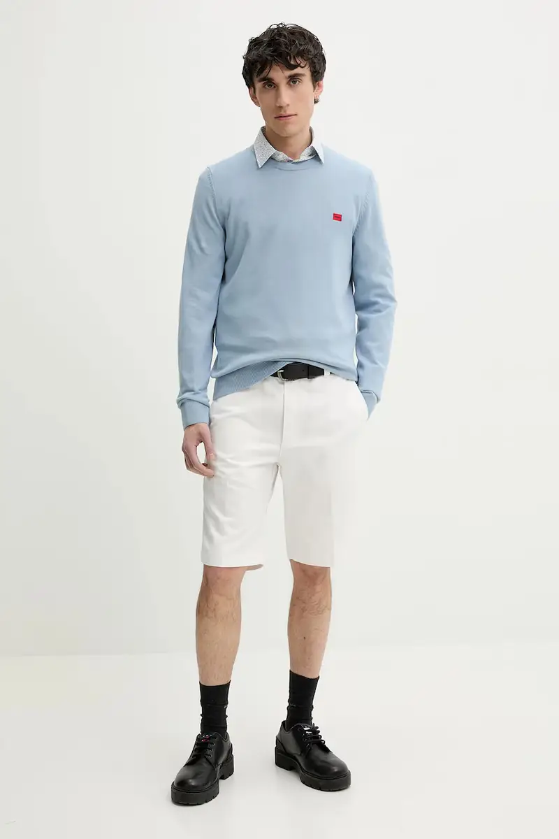 pantaloncini uomo colore beige Bianco miniatura 2