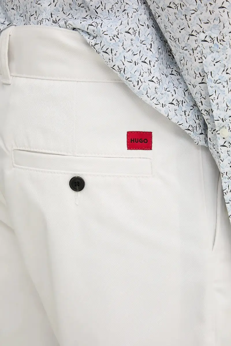 pantaloncini uomo colore beige Bianco miniatura 4