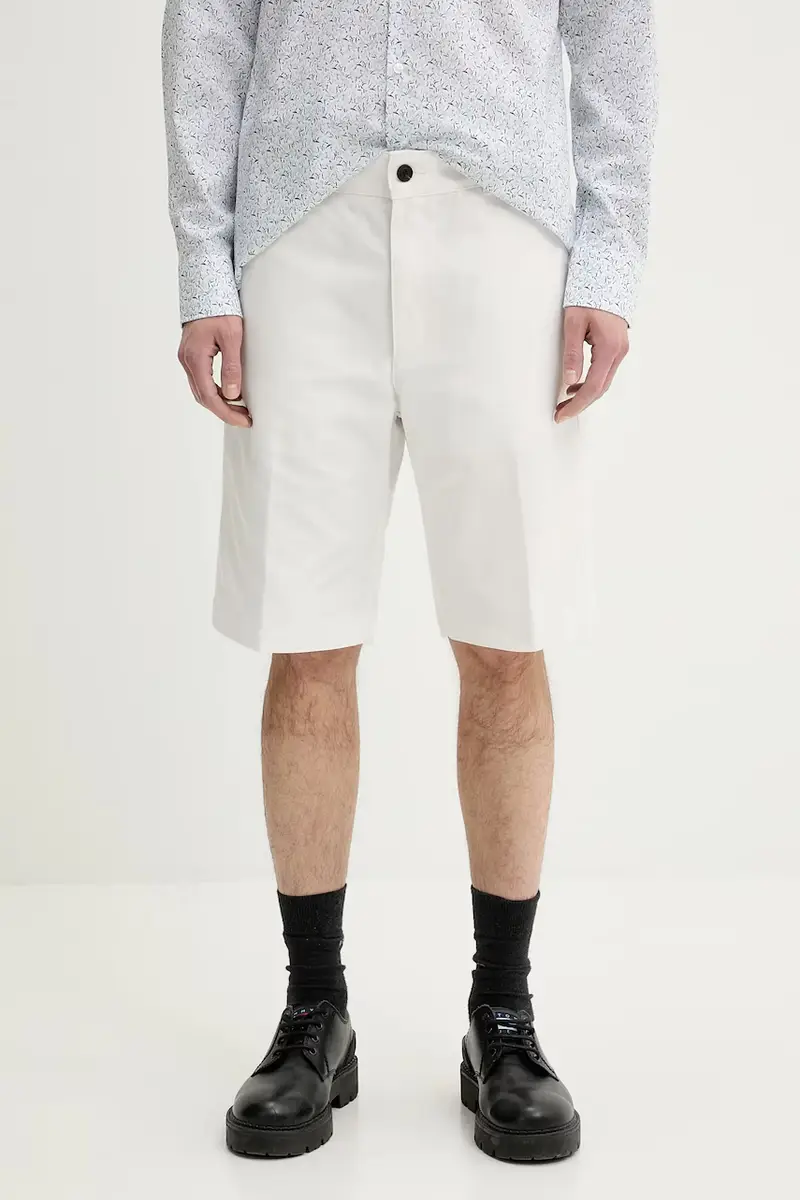 pantaloncini uomo colore beige Bianco