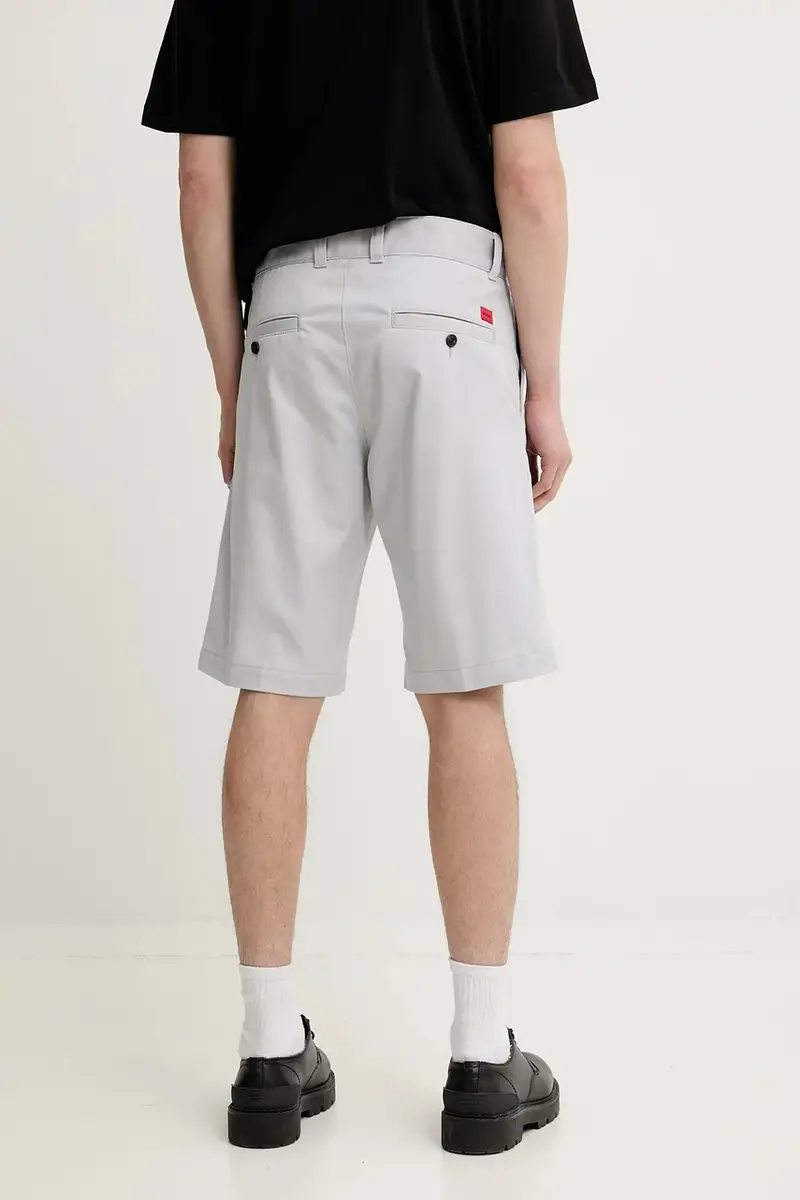 pantaloncini uomo colore grigio miniatura 3