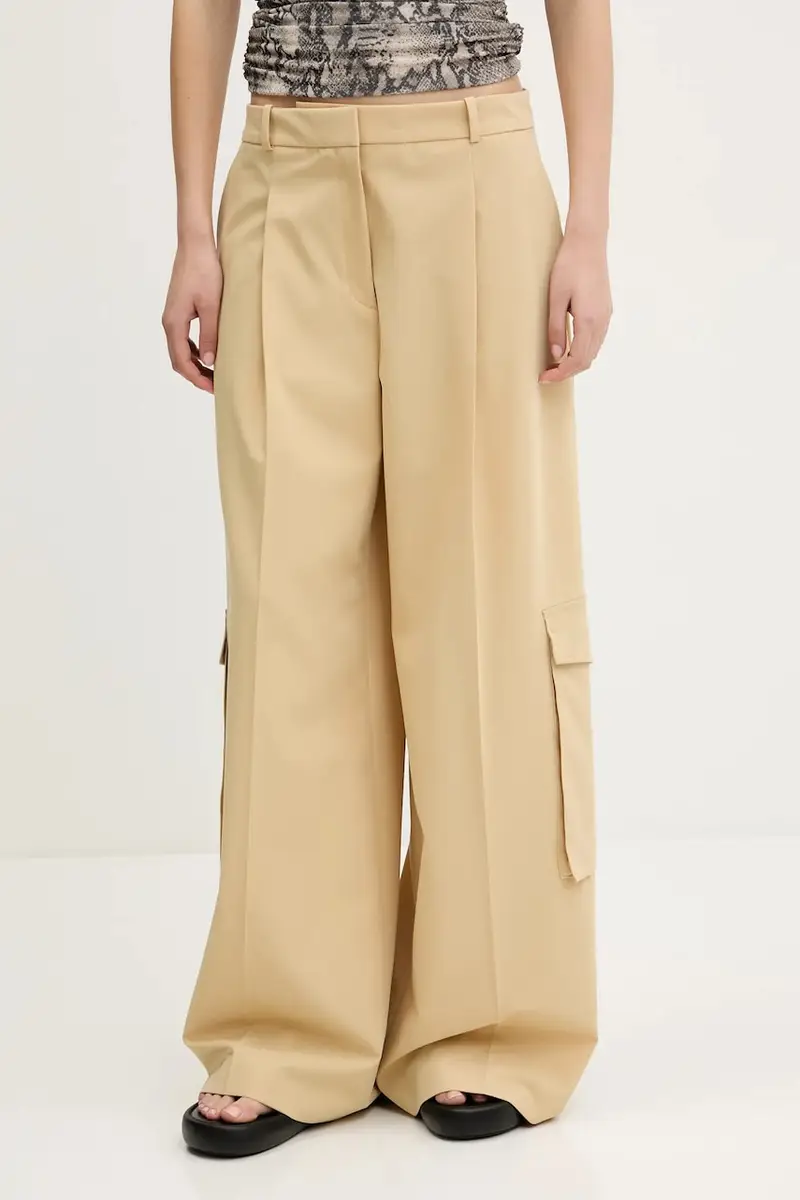 pantaloni colore beige 50538656