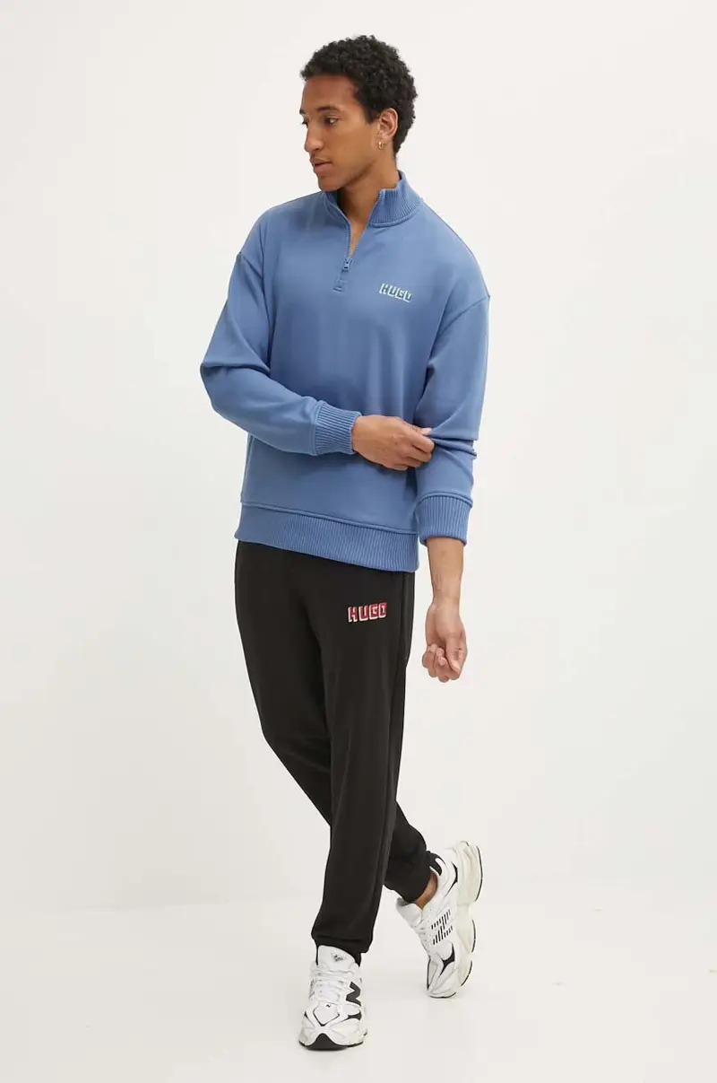 pantaloni da jogging in cotone colore nero 50516657 miniatura 2