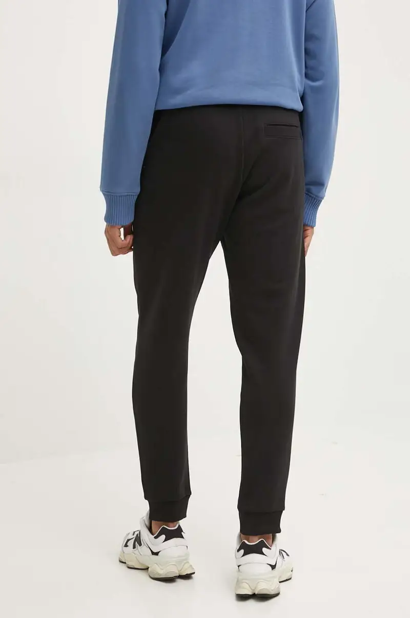 pantaloni da jogging in cotone colore nero 50516657 miniatura 3