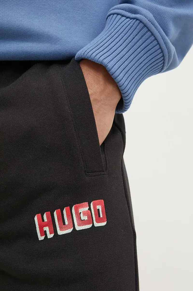 pantaloni da jogging in cotone colore nero 50516657 miniatura 4