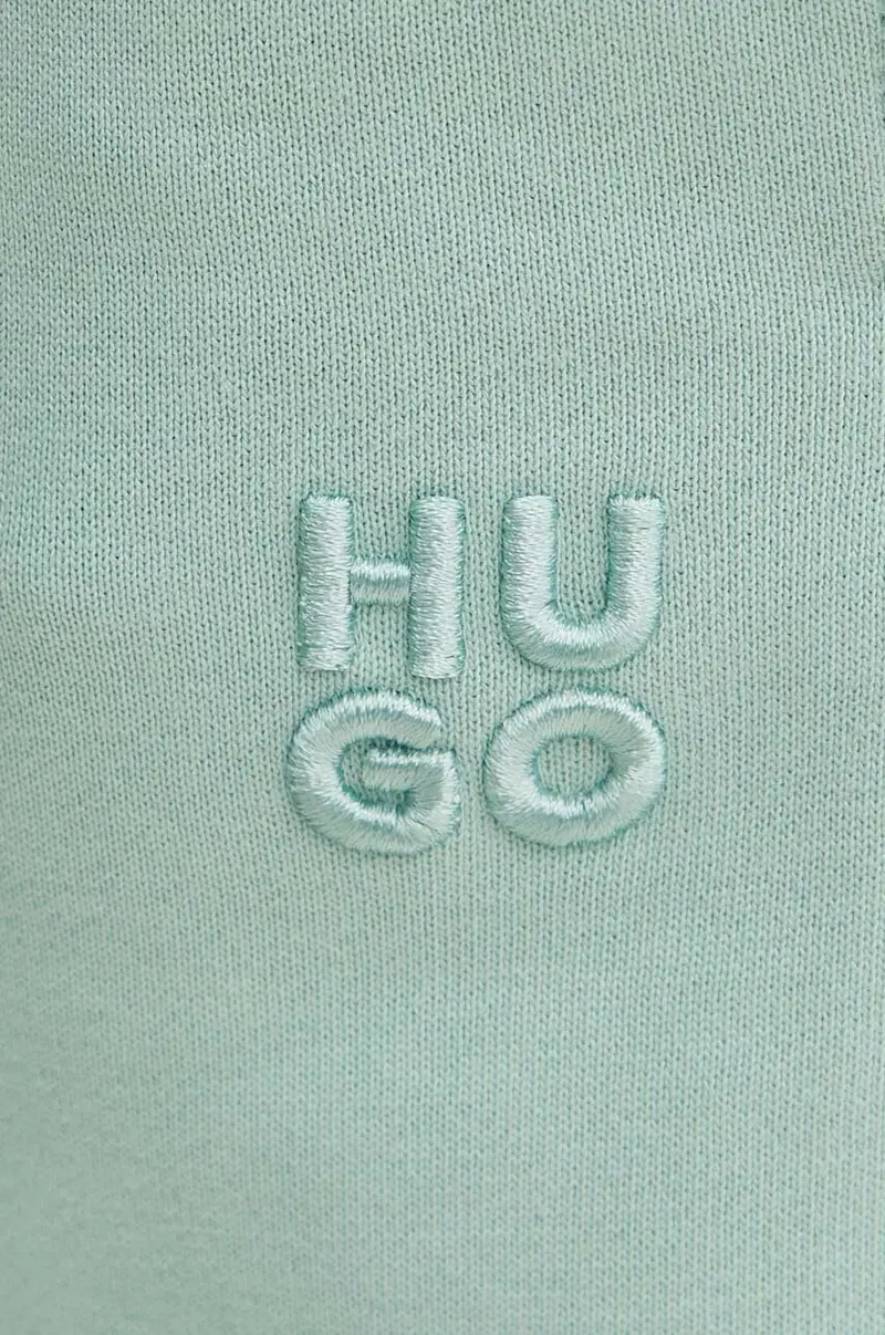 pantaloni da jogging in cotone colore verde miniatura 4