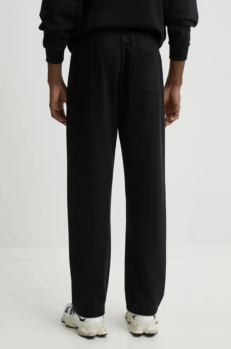 pantaloni della tuta di cotone colore nero 50529110 miniatura 3