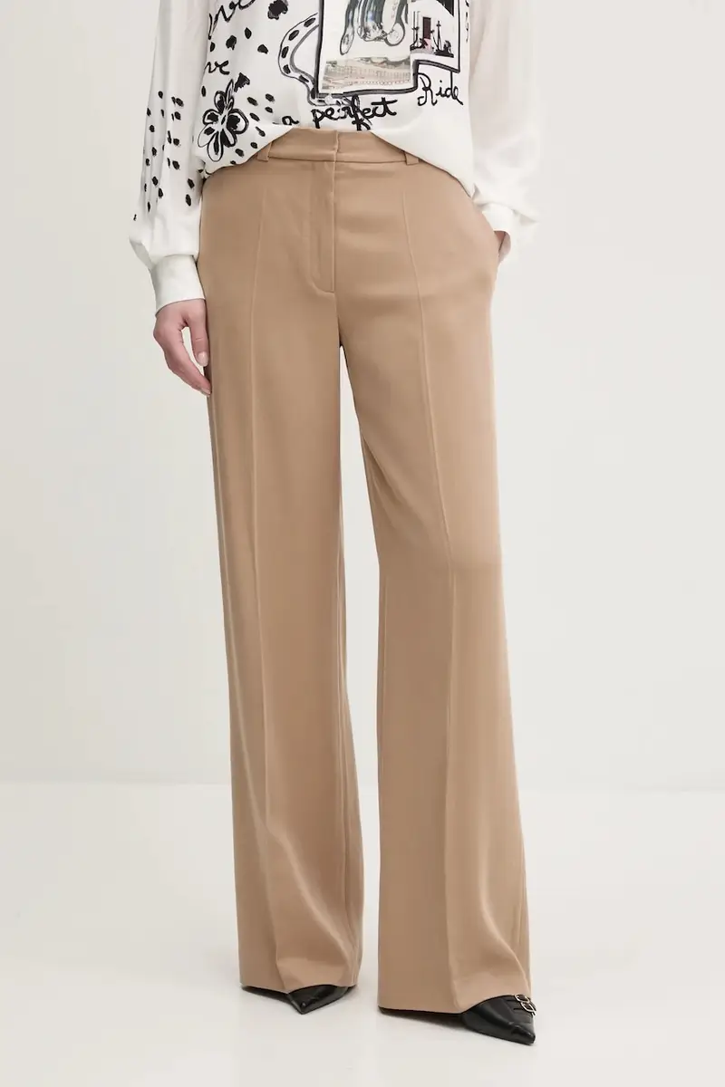 pantaloni donna colore beige 50540807