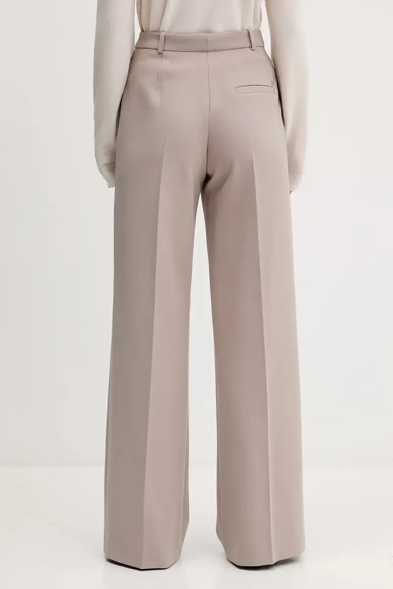 pantaloni donna colore beige 50545533 miniatura 3