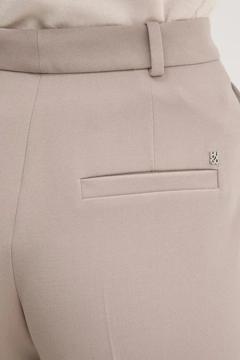 pantaloni donna colore beige 50545533 miniatura 4