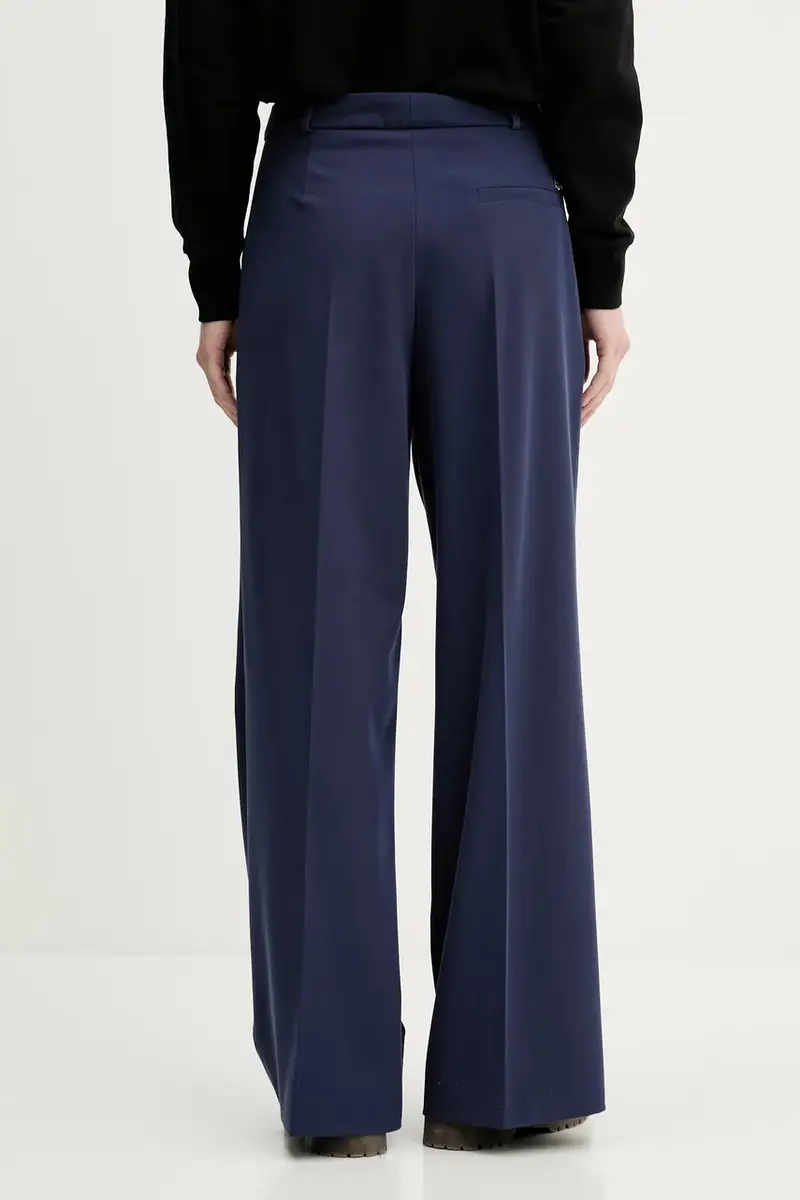 pantaloni donna colore blu navy 50542661 miniatura 3