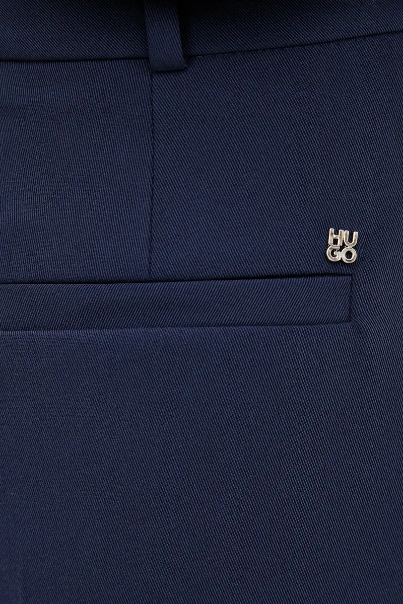 pantaloni donna colore blu navy 50542661 miniatura 4