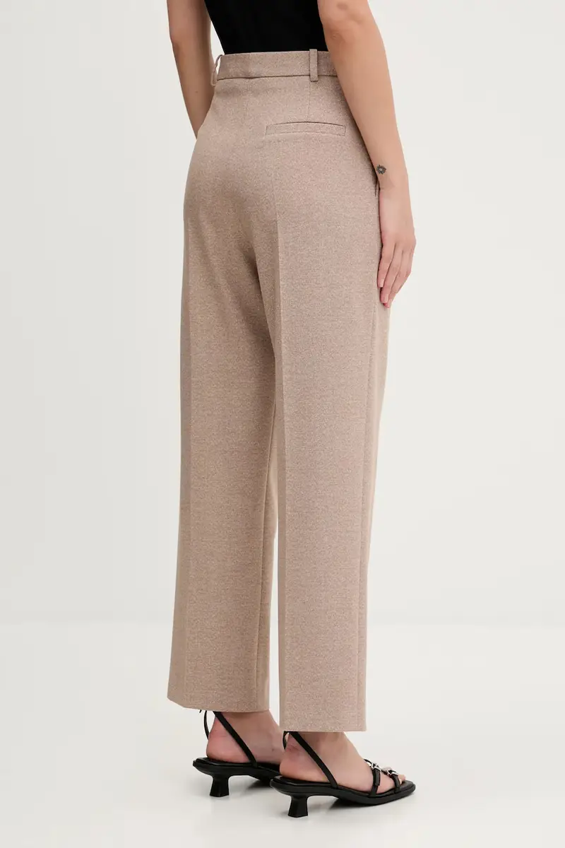 pantaloni donna colore marrone 50542692 miniatura 3