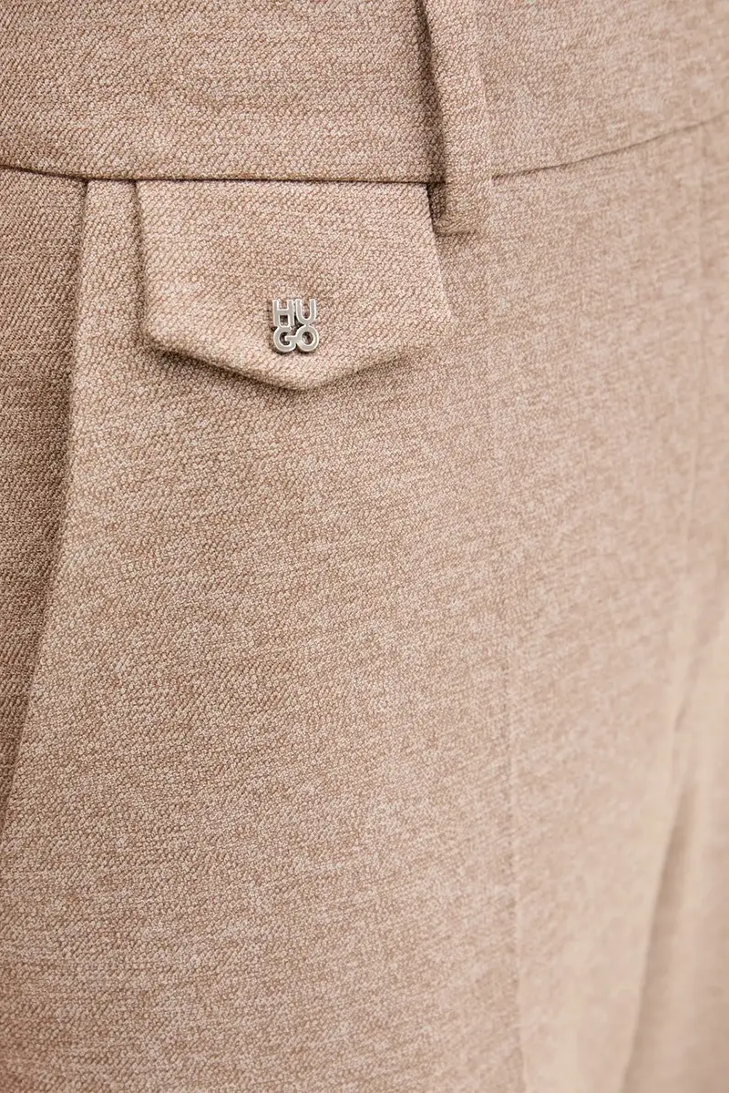 pantaloni donna colore marrone 50542692 miniatura 4