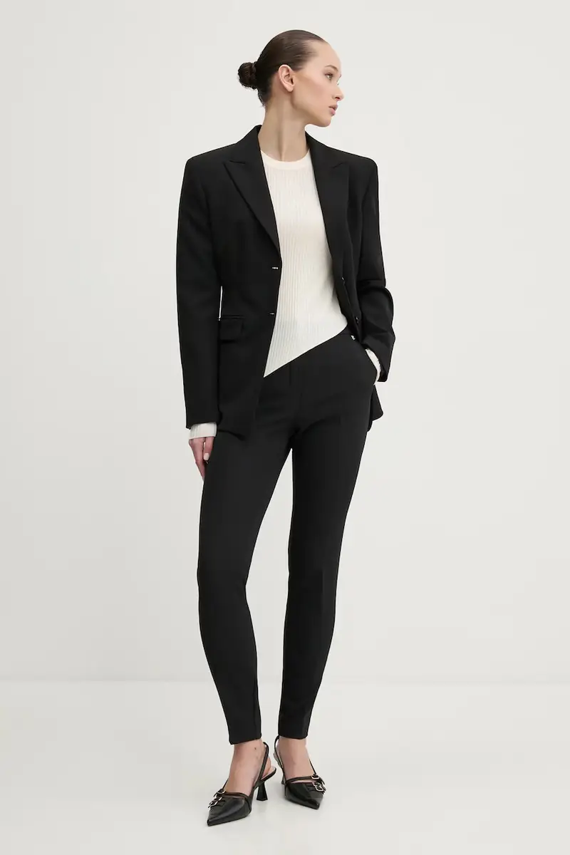 pantaloni donna colore nero 50539991 miniatura 2