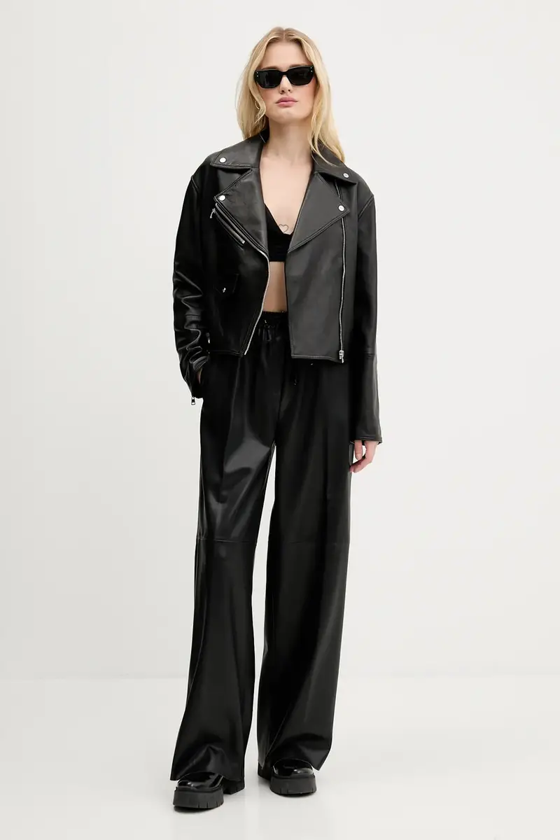 pantaloni donna colore nero 50542323 miniatura 2