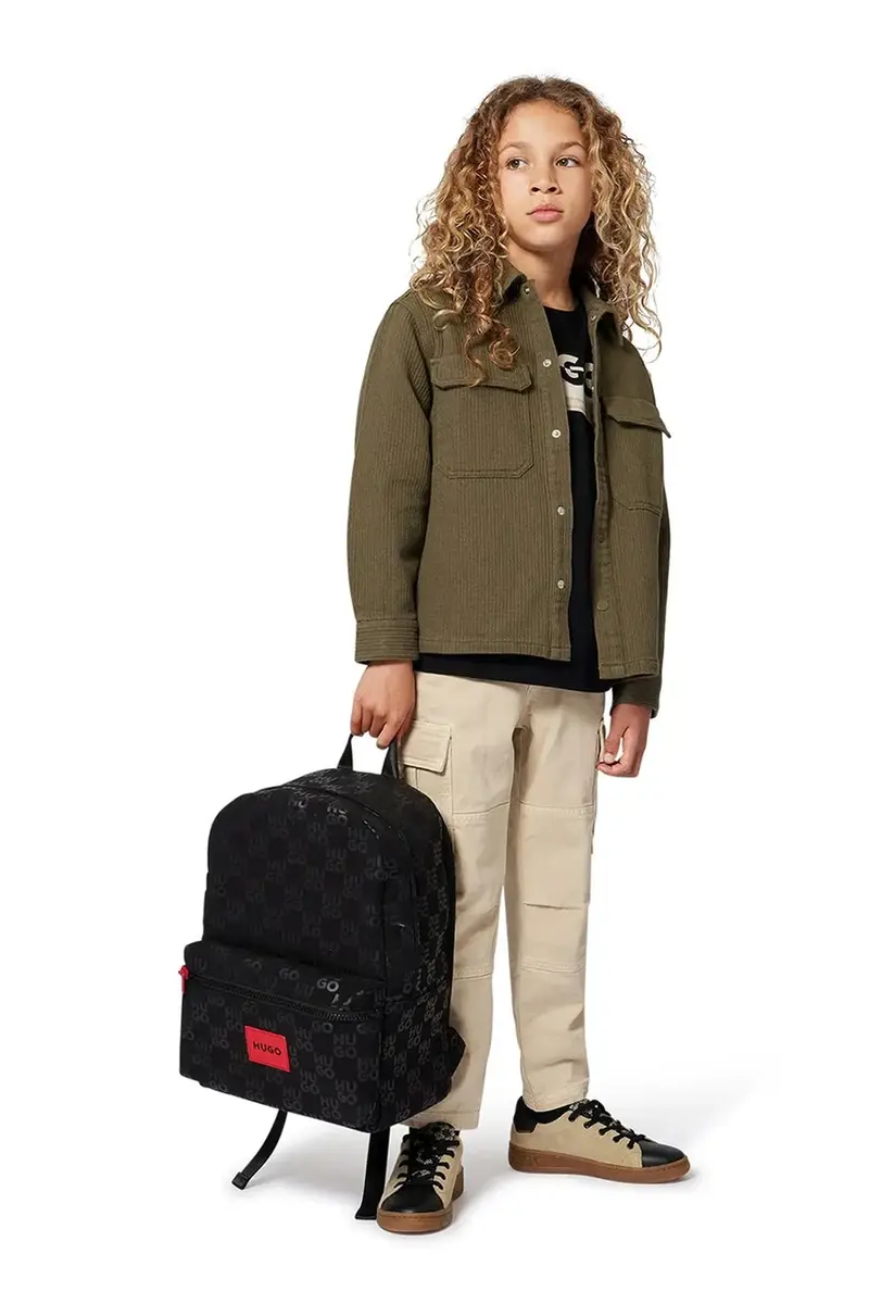 pantaloni in lana bambino/a colore beige G00480 miniatura 5