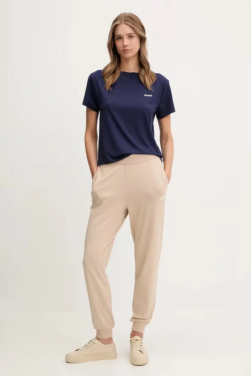 pantaloni lounge colore beige 50490578 miniatura 2