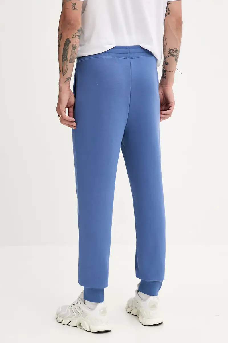 pantaloni tuta di cotone colore nero 50489617 Blu miniatura 3