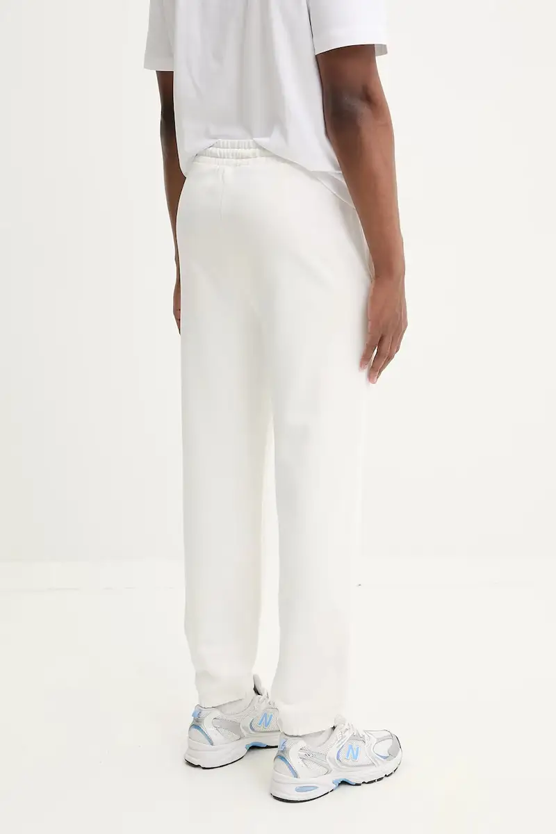 pantaloni tuta di cotone uomo colore bianco 50534952 miniatura 3