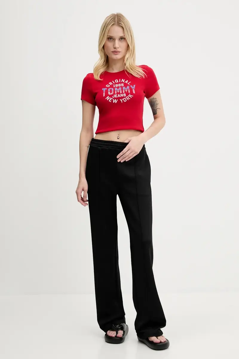 pantaloni tuta donna colore nero 50542758 miniatura 2