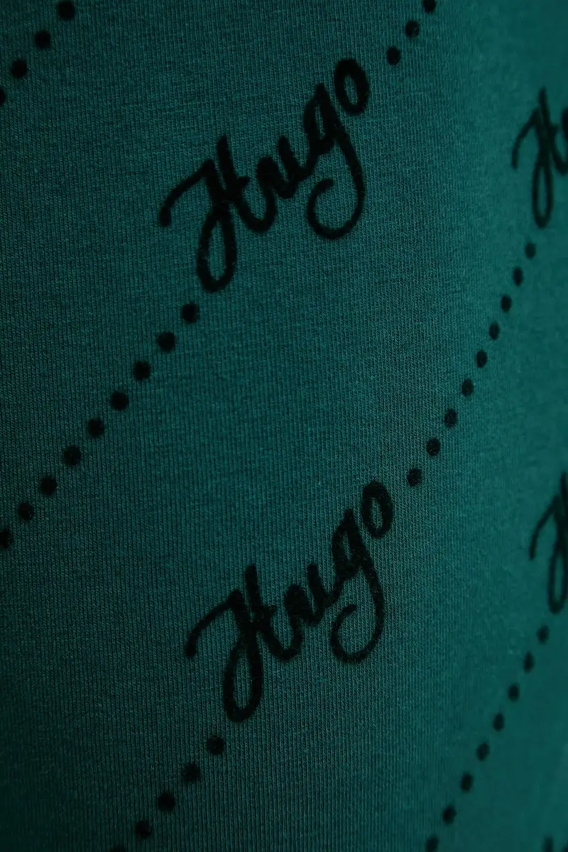 pantaloni tuta donna colore rosa con applicazione 50545211 Verde miniatura 4