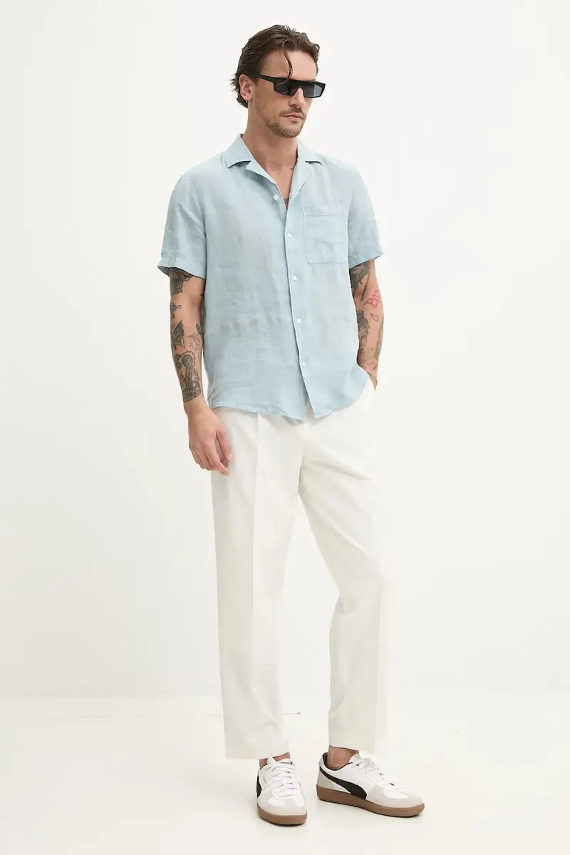 pantaloni uomo colore beige 50540189