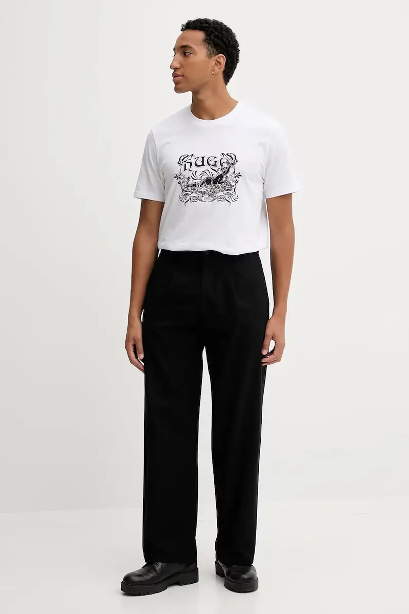 pantaloni uomo colore nero 50551401 miniatura 2