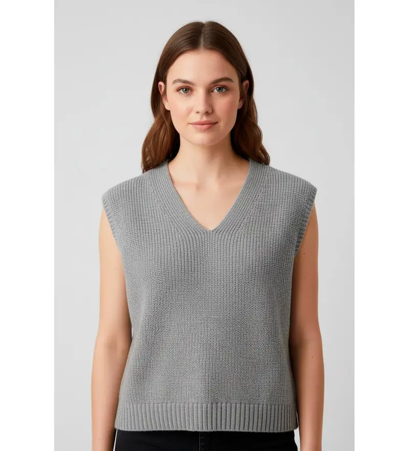 HUGO Gilet Donna Grigio 4049049