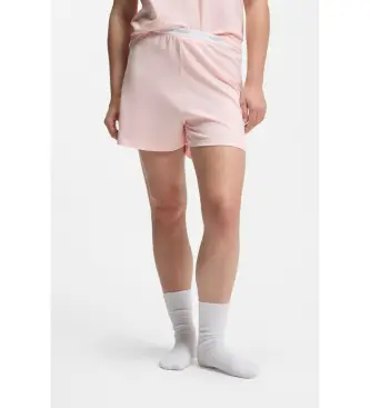 per donna 50555600 Pantaloncini con logo rosa in vita (L), Homewear, Cotone