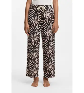 per donna 50556937 Pantaloni del pigiama con stampa animalier (L), Homewear, Animal Print, Modal