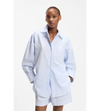 per donna 50559532 Camicia blu Eustyna (XS), Casual, Cotone, Manica lunga