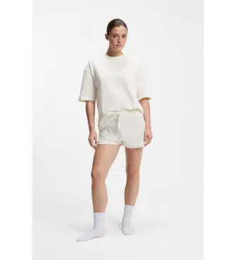 per donna 50561609 Pigiama in stile bianco sporco (L), Homewear, Cotone, Manica corta