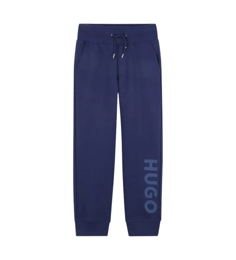 per ragazzo G00362 Pantaloni da jogging blu scuro (4Años= 102cm), Casual, Cotone, Navy, moda per bambini