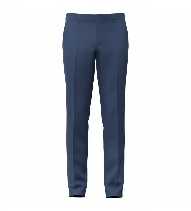 per uomo 50446526 Pantaloni blu GetlinM (44), Casual, Da sera, Lana, Classico