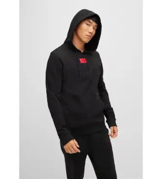 per uomo 50458700 Felpa Daratschi nera (L), Nero, Casual, Cotone, Manica lunga, Sostenibile Rosso