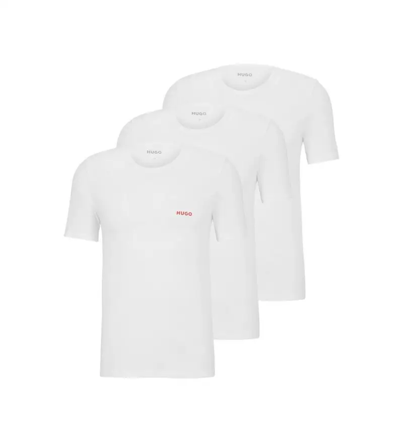 per uomo 50493972 Confezione da 3 magliette in cotone bianco (S), Casual, Homewear, Manica corta