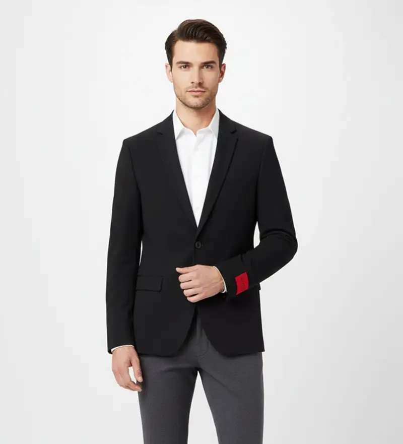 HUGO Blazer Uomo Nero 2664909