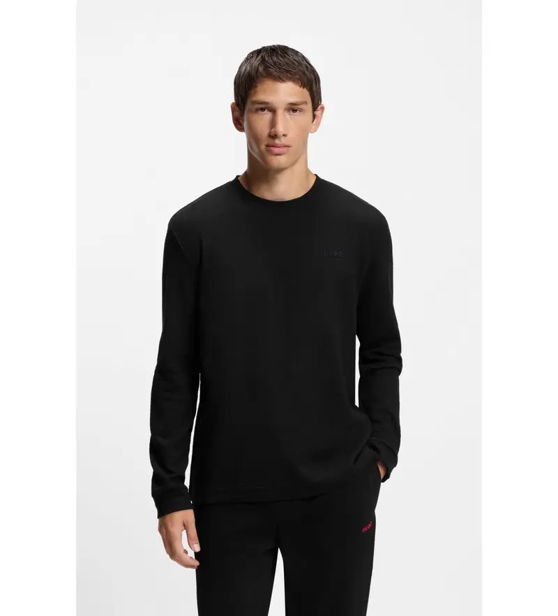 HUGO Top Uomo Nero 4056672