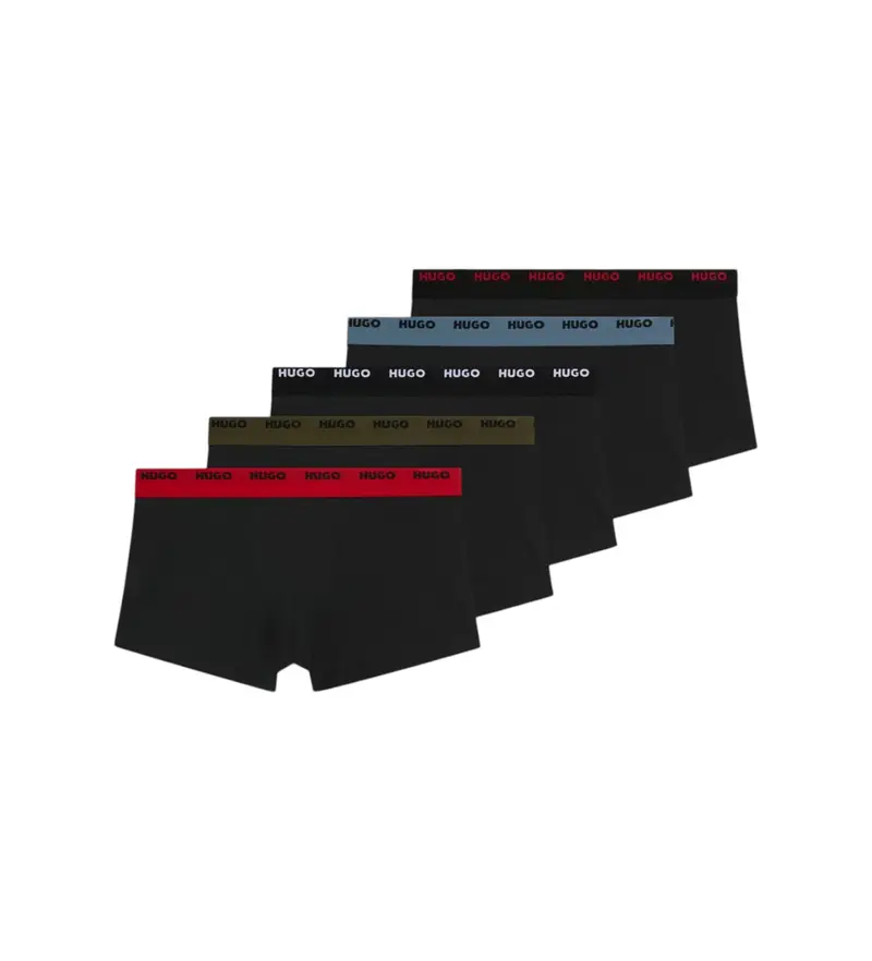 HUGO Boxer Uomo Nero 4056673