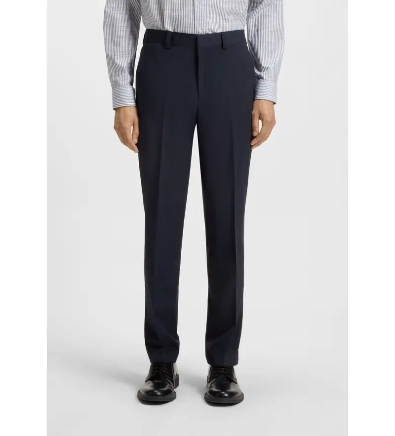 per uomo 50540150 Pantaloni blu navy Tom253X (102), Casual, Da sera, Lana, Classico