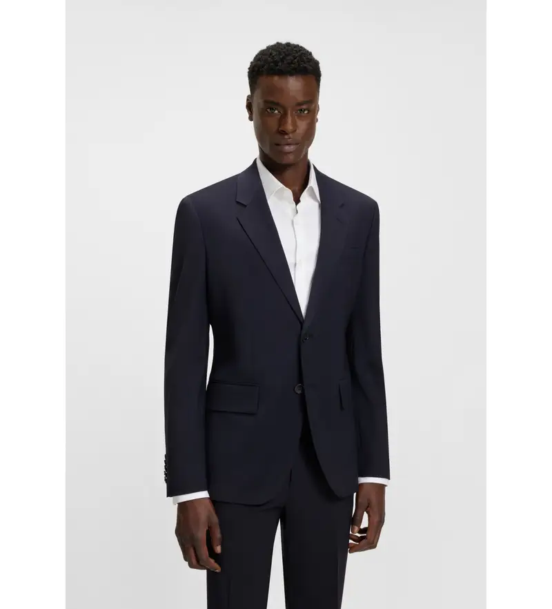 per uomo 50540159 L'americano Karl Marino (102), Casual, Da sera, Classico, Poliestere, Navy Blu