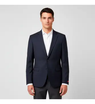 per uomo 50544517 Blazer classico blu navy (50), Casual, Lana
