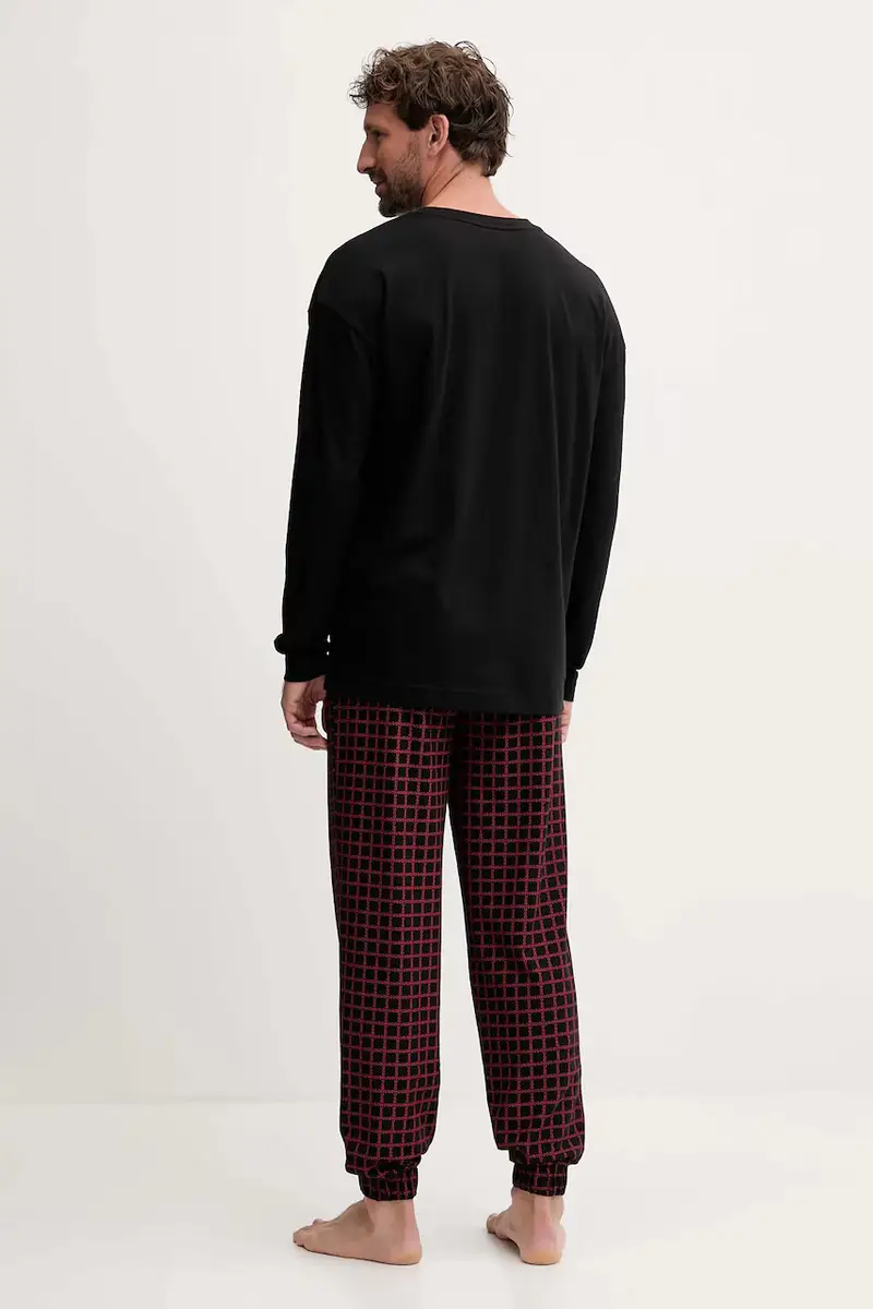 pigiama uomo colore nero 50550098 miniatura 4