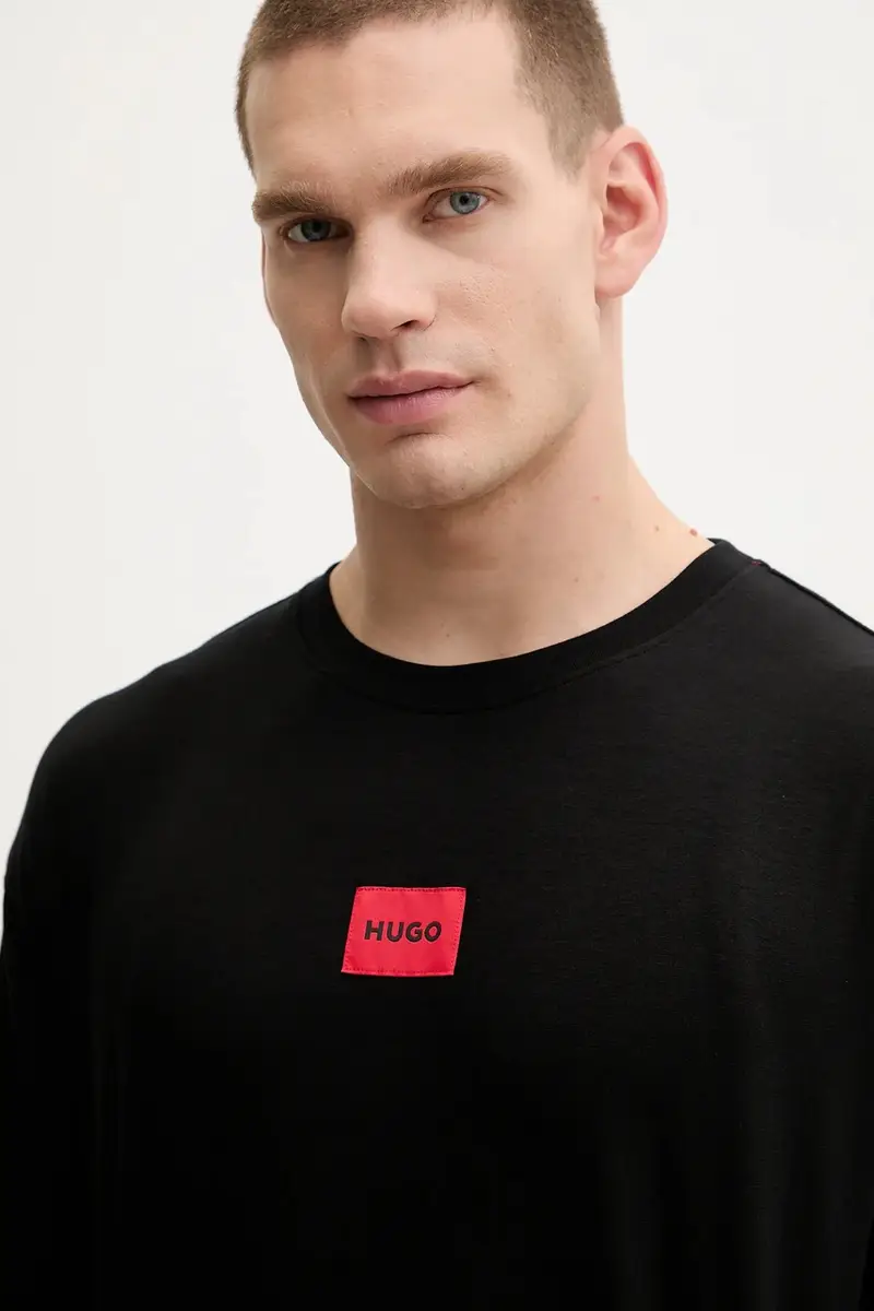 pigiama uomo colore nero con applicazione 50549188 miniatura 5