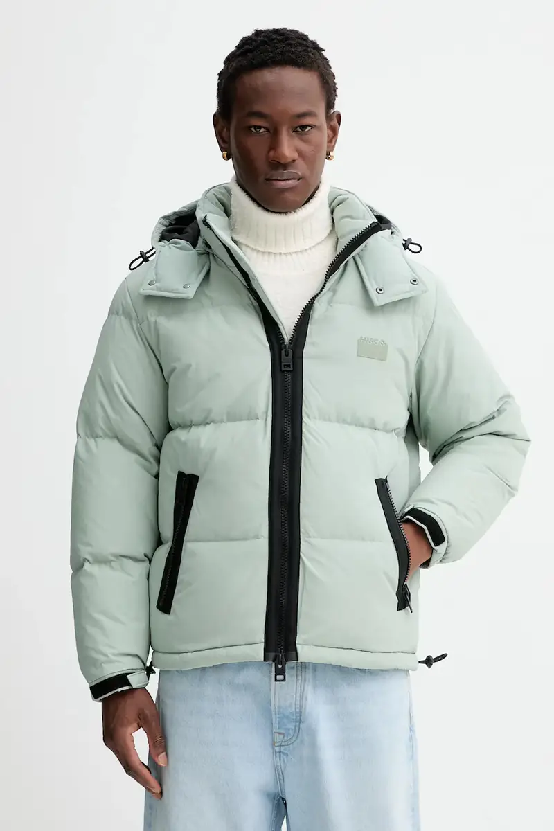 piumino Birono2541 colore verde 50549236