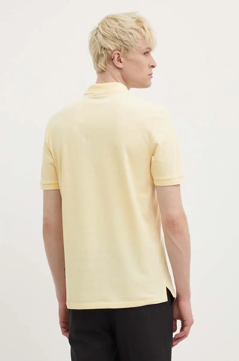 polo in cotone colore beige miniatura 4