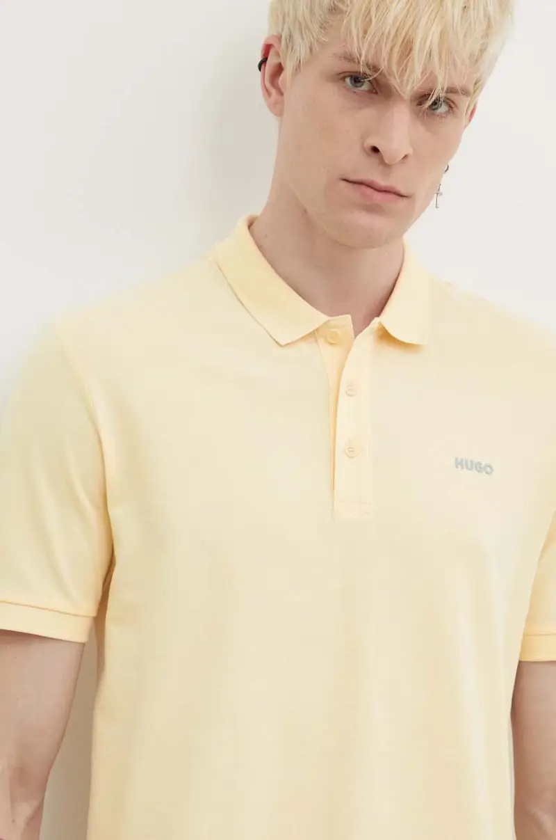 polo in cotone colore beige
